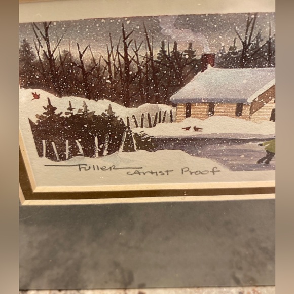 Rare- Vintage Lu Fuller Limited Edition Print, Artist Proof, Double Matted - Picture 2 of 7